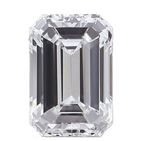 White Diamond (Emerald 8mm) (G SI2) 2.00 ctw