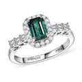 Doorbuster Certified & Appraised Rhapsody 950 Platinum AAAA Pirineu Lagoon Tourmaline, Diamond (E-F, VS) (0.30 cts) Ring (Size 10.0) (5.78 g) 1.45 ctw - Sticky add to cart bar