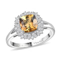 D'Joy Premium Marialite, Moissanite Ring in Rhodium Over Sterling Silver (Size 10.0) 1.75 ctw - Sticky add to cart bar