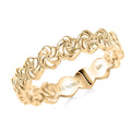Luxoro 10K Yellow Gold Flowral Band Ring (Size 6.0) (3.05 g) - Sticky add to cart bar