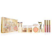 Bellapierre Glam 12pcs Ultimate Gift Set (Gloss, Eyeliner, Mascara, Blush, Curler, Palette)