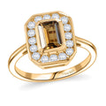 D'Joy Premium Marialite, Moissanite Ring in 18K Vermeil YG Over Sterling Silver (Size 10.0) 1.35 ctw - Sticky add to cart bar