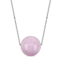 Aquamarine Beaded Necklace (20 Inches) in Stainless Steel 12.00 ctw