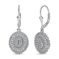 Luxuriant Lab Grown Diamond Earrings in Rhodium Over Sterling Silver 1.00 ctw - Sticky add to cart bar