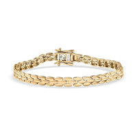 Luxoro 10K Yellow Gold Link Bracelet (7.25 In) (7.40 g)