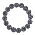 Hematite Beaded Stretch Bracelet 127.50 ctw (7.25-7.75 Inches) - Sticky add to cart bar