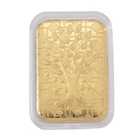 24K Golden Life of Tree Emboss Sheet 31x45.5mm 10mg