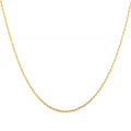 1mm Laser Rope Necklace in 14K Yellow Gold 1.5 Grams 22 Inches - Sticky add to cart bar