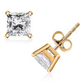 14K Yellow Gold Luxuriant Lab Grown Diamond (E-F, VS) Earrings 2.00 ctw - Sticky add to cart bar