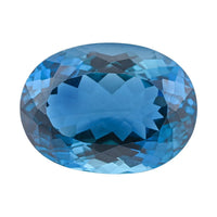 AAAA London Blue Topaz (Oval Free Size) 30.00 ctw