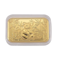 24K Golden Panda Emboss Sheet 31x45.5mm 10mg