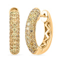 Modani Fire Orange Diamond 0.91 ctw Earrings in 10K Yellow Gold - Sticky add to cart bar