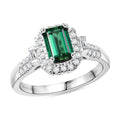 Certified & Appraised Rhapsody 950 Platinum AAAA Santa Rosa Tourmaline, Diamond (E-F, VS) (0.35 cts) Ring (Size 10.0) (5.95 g) 1.61 ctw - Sticky add to cart bar