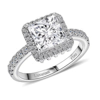 IGI Certified 950 Platinum Luxuriant Lab Grown Diamond (E-F, VS) Ring (Size 6.0) (4.75 g) 3.00 ctw