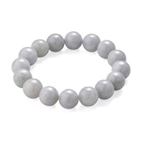 D'Joy Natural Jade 320.00 ctw Round Beaded Stretch Bracelet (6.50-7.0In)
