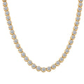 Luxuriant Lab Grown Diamond F VS1 10.37 ctw Necklace in 14K Yellow Gold Over Sterling Silver 18 Inches - Sticky add to cart bar