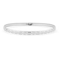 TLV Sterling Silver Diamond-cut Bangle Bracelet (8.0 In) (3.60 g) - Sticky add to cart bar