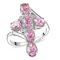 EverTrue Simulated Pink Diamond Ring in Platinum Bond (Size 10.0) - Sticky add to cart bar