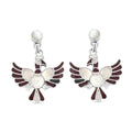 Peruvian Artistry Multi Gemstone Rainbow Colca Condor Earrings in Sterling Silver 17.60 ctw - Sticky add to cart bar