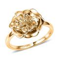 EverTrue Bronzella Collection Floral Ring in 18K YG Plated Bronze (Size 10.0) - Sticky add to cart bar