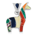Peruvian Artistry Multi Gemstone 4.50 ctw Rainbow Cuzco Pendant without Chain in Sterling Silver - Sticky add to cart bar