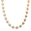Shell Beaded Chain Necklace in Goldtone 20-22 Inches - Sticky add to cart bar