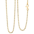 18K Yellow Gold 1.8mm Rope Necklace 18 Inches 3.97 Grams - Sticky add to cart bar