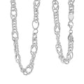 Sterling Silver 5.9mm Fancy Link Chain Necklace 20 Inches 13.2 Grams - Sticky add to cart bar