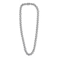 Lab Grown Diamond Intertwined Necklace in Rhodium Over Sterling Silver 12.20 ctw (20 Inches) - Sticky add to cart bar