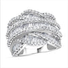 Rhodium Over Sterling Silver