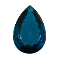 AAAA London Blue Topaz (Pear Free Size) 36.00 ctw