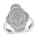 Luxuriant Lab Grown Diamond (G-H, SI) Statement  Ring - Sticky add to cart bar