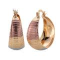 Hoop Earrings in Tritone - Sticky add to cart bar