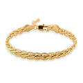 Twisted Link Bracelet in Goldtone (7.5-9.5In) - Sticky add to cart bar