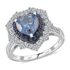 Blue Moissanite