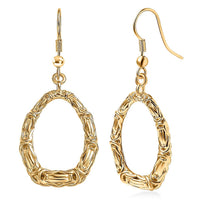 EverTrue Bronzella Collection Fancy Earrings 18K Yellow Gold Plated Bronze