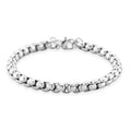 Box Chain Bracelet in Stainless Steel (7.0-8.0In) - Sticky add to cart bar
