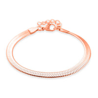 Snake Chain Bracelet in ION Plated Stainless Steel (7.0-8.0 In)