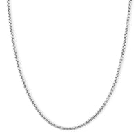 Box Chain Necklace in Stainless Steel (24-26 Inches)