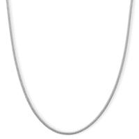 Snake Chain Necklace in Stainless Steel (24-26 Inches)