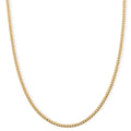 Curb Chain Necklace in ION Plated YG Stainless Steel (24-26 Inches) - Sticky add to cart bar