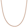 Byzantine Chain Necklace in ION Plated RG Stainless Steel (24-26 Inches) - Sticky add to cart bar