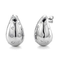 Simulated Diamond Earrings in Stainless Steel 0.30 ctw - Sticky add to cart bar