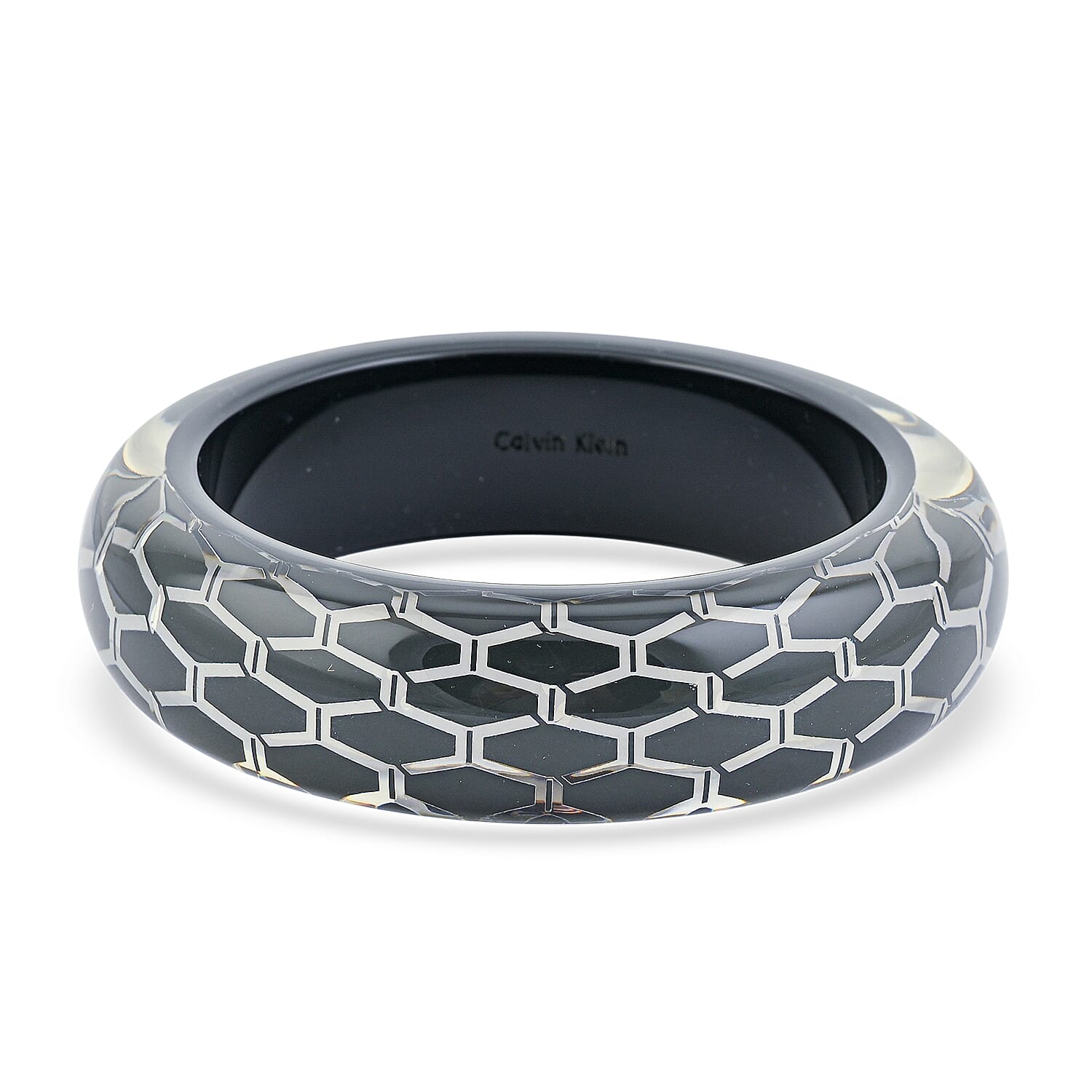 Calvin Klein Stainless Steel Abstract Bangle Bracelet (7.50 In)