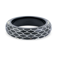 Calvin Klein Stainless Steel Abstract Bangle Bracelet (8.00 In)