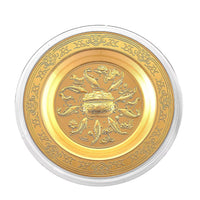 Valentine Special Deal 24K Golden Flow of Prosperity Embossed Coin Sheet • 100 mg
