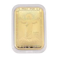 24K Golden Divine Mercy Devotion Emboss Sheet 10mg