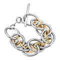 Calvin Klein ION Plated YG and Stainless Steel Forward Bracelet (7.00 In) - Sticky add to cart bar