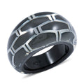 Calvin Klein Abstract Ring in Stainless Steel (Size 6.0) - Sticky add to cart bar