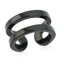 Calvin Klein Return The Black Ring in ION Plated Black Stainless Steel (Size 5.0) - Sticky add to cart bar